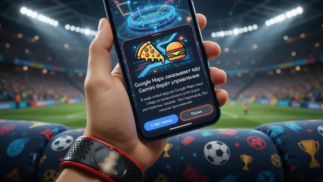 Google Maps заказывает еду сам. Gemini берёт управление